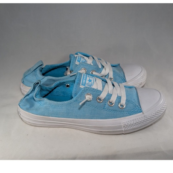 Converse All Star Chuck Taylor Shoreline Slip On Sneakers Women 7 Blue - Picture 3 of 6